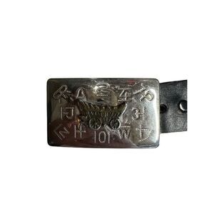 Vintage Sz 38 Chambers Phoenix Genuine Leather Belt Cowboy Western Belt USA Rare